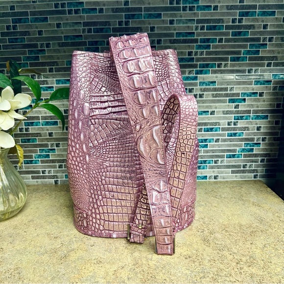 NWT Brahmin Maddie Mulberry Potion backpack purse - Picture 3 of 8